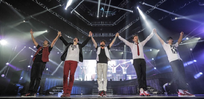 The Backstreet Boys at Ra'anana Amphitheater